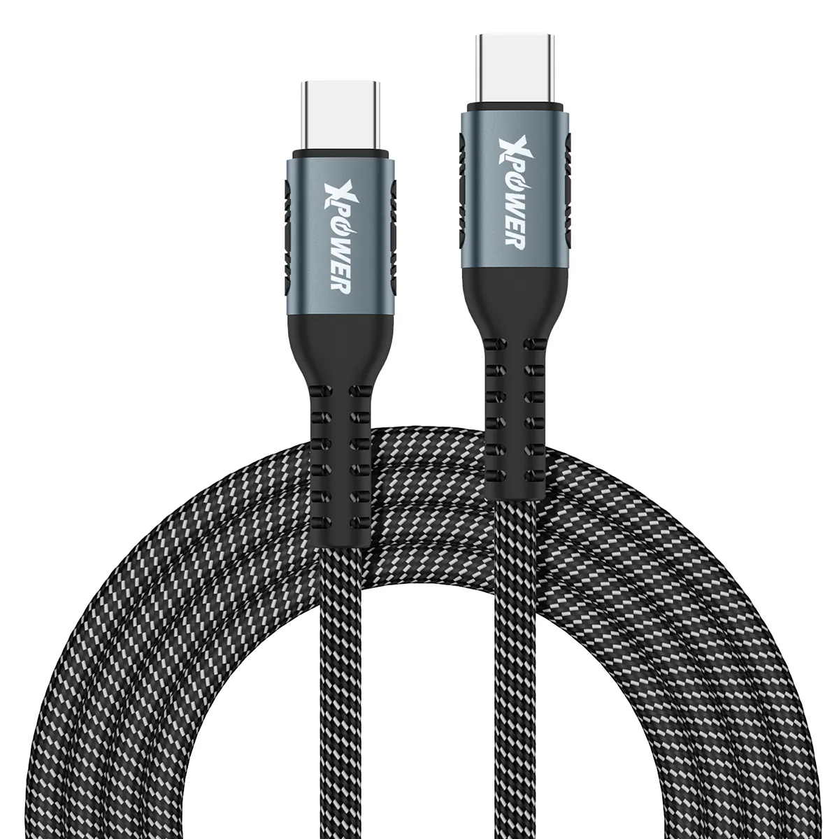 XPower 240W 1M Type-C to Type-C Sync & Charge Cable XPower 240W 1M Type-C to Type-C Sync & Charge Cable